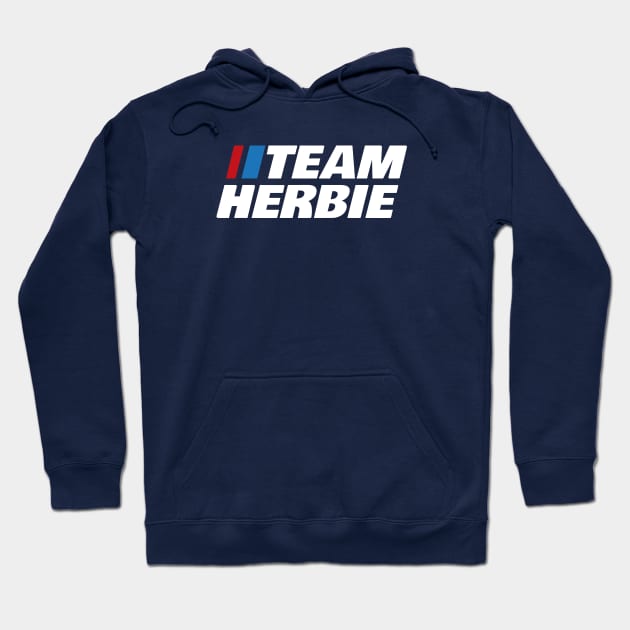 Team Herbie (Reversed Text Design) Hoodie by jepegdesign